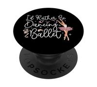 Ballet Dancer Dance Girl Ballerina I'd Rather Be Dancing PopSockets Adhesive PopGrip