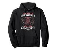 Ballet Dancer Dance Girl Ballerina Pointe Shoe In Case Of Pullover Hoodie