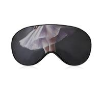 Ballet Dancer Eye Mask, Side Sleeping Mask Light Blindfold Sleeping Mask Nose Pad and Elastic Band for Children Women and Men