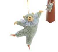 Ballet Dancer Figurine Portable Bear Plush Keychain Stuffed Animals