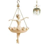 Ballet Dancer Hanging Planter, Ballerina Hanging Plante for Indoor Outdoor Decor, Spider Plant and Trailing Vines, Decor for Dance Teachers