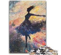 Ballet Dancer Jigsaw Puzzles for Teenagers 1000 Piece Puzzle,Help The Brain Exercise Addictive Toys to Cultivate Patience A Work of Art (50x75cm)