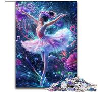 Ballet Dancer Jigsaws Puzzles 1000 Pieces for Teenagers Gifts, Pattern Assembly Fun at Home Activities, Birthday Present,Travel Gifts (50x75cm)