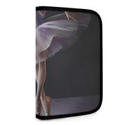 Ballet Dancer Multifunctional Compact Wallet Id Stronghold Waltlet Credit Card Holder Wallet Zipper Leather Case Purse Rfid Blocking Bifold Wallet for Men Women, style, One Size