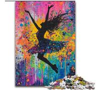 Ballet Dancer Oil Painting Puzzles 1000 Pieces for Teenagers, Challenging Game And Family Play Birthday Present, Gifts, Wall Art (50x75cm)