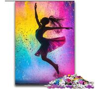 Ballet Dancer Oil Painting Puzzles for Adults Teens 2000 Pieces, Educational Stress Relief Toy for Is Ideal As A Gift for The Whole Family (70x100cm)