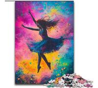 Ballet Dancer Oil Painting Puzzles for Teenagers 1000 Pieces, for And 14 Years And over Brainteaser Family Games Christmas Birthday Gifts (50x75cm)