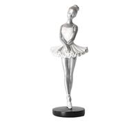 Ballet Dancer Ornament - Dancing Girl Statue | Resin Ballerina Figurines 25x10cm Creative Art Statues Home Decoration Without Fading for Library Bedroom