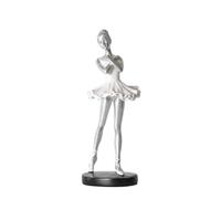 Ballet Dancer Ornament - Dancing Girl Statue | Resin Ballerina Figurines 25x10cm Creative Art Statues Home Decoration Without Fading for Library Bedroom