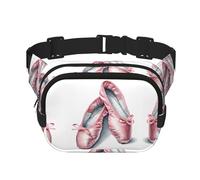 Ballet Dancer Print Bag Waist Fanny Pack - Keeper Large Fashion Bumbag for Women Men,Adjustable Waist Bag Running Walking Outdoor