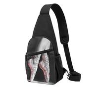 Ballet Dancer Printed Chest Bag Sling Bag for Men Women, Outdoor Crossbody Fanny Packs Hiking Chest Packs Sport Daypacks