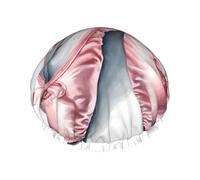 Ballet Dancer Printed Double Layer Lined Shower Cap,Shower Caps For Women Reusable
