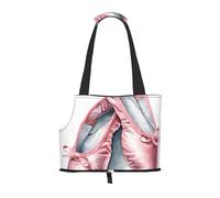 Ballet Dancer Printed Foldable Pet Bag - Portable Puppy Cat Travel Handbag Tote,Pet Carrier Backpacks.