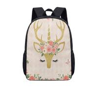 Ballet Dancer Silhouette Moon Backpack 17 Inch for Girls Teens School Butterfly Starry Night Sky Student Bag (07)