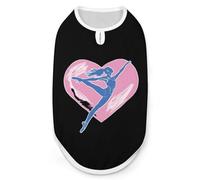 Ballet Dancer Yoga Fitness Dog And Cat Clothes Pet Summer Sleeveless T Shirt Basic Vest L