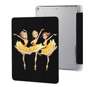 Ballet Dancing Protective Case Compatible for IPAD Pro (10.5in) /IPAD Air3(10.5in) Trifold Stand Tablet Cover with Pen Holder