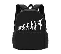 Ballet - Evolution Of Man/Darwin Schoolbag Backpack Fashion Bags Ideas Christmas Ballet Dancers Tütü Ballet Hall