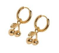 Ballet Flat Cherries Earrings with User Friendly, shape, A