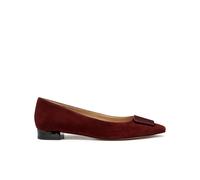 Geox Women D Giselda15 Ballet Flat, Brown, 4 UK