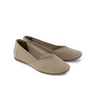 TOMS Women's Gemma Flat, Dune Engineered Knit, 6.5 UK Beige