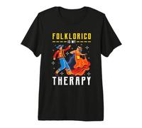 Ballet Folklorico is My Therapy Dance Mexican Folk Dance Premium T-Shirt