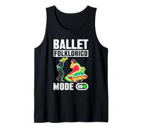 Ballet Folklorico Mode On Mexican Folk Dance Tank Top