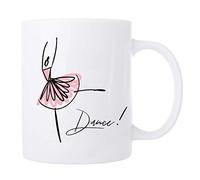 Ballet Gift Mug - Coffee Cup for Dance Teachers, Women, Teen Girls, Ballet Lovers