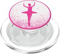 Ballet Girl dancing in the Stars in Relevé Fifth Position PopSockets PopGrip for MagSafe