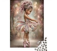 Ballet Girl Fantasy Thick Cardboard Jigsaw Puzzle Bundle Family Puzzle Lovers Brain Training Stress Relief Puzzle Gift for Teen Puzzle Fans 12-18 52x38cm/1000pcs