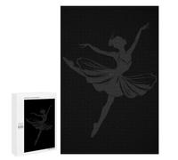 Ballet Like A Sport Only Harder Dancing Ballet Jigsaw Puzzle for Adults Wooden Challenging Puzzles Gift for Family Friends
