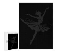 Ballet Like A Sport Only Harder Dancing Ballet Jigsaw Puzzle for Adults Wooden Challenging Puzzles Gift for Family Friends
