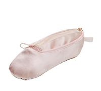 Ballet Makeuup Bag - Student Pencil, Multifunctional Cosmetic Organizer Satin | Travel Bags Case Small Dance Makeup Organizers, with Zipper, Portable Toiletry for Balleet Dancer