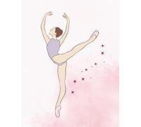 Ballet Notebook and Journal, Dance Notebook and Journal with inspirational ballet and dance quotes