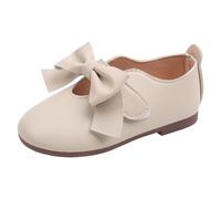Ballet Pumps Patent Leather Upper with Fashion Bow Flat Sole for Formal Occasions Dance Practice Princess Style Girls Shoes