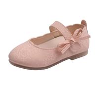 Ballet Pumps Round Toe Patent Leather Upper with Bow Detail Soft Sole for Formal Wear Dance Practice Princess Style Girls Shoes