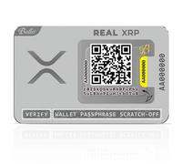 Ballet REAL XRP Cold Storage Wallet Card | Non-Electronic Physical Wallet | No 12/24-Word Seed Phrase | No Battery/USB/Bluetooth | Ballet Crypto App | 1,000+ Coins & NFTs