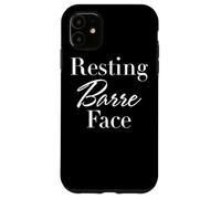 Ballet Resting Barre Face Ballerina Workout Adult Joke Case for iPhone 11