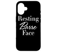Ballet Resting Barre Face Ballerina Workout Adult Joke Case for iPhone 16