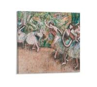 Ballet Scene by Edgar Degas Poster Canvas Poster Wall Art Picture Prints Hanging Photo Decor Home Posters Artworks 28x28inch(70x70cm)