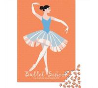 Ballet School 1000-Piece Jigsaw Puzzle for Adults, 52x38cm/1000pcs, Screen-Free Activity, Focused Puzzle Time And Time at Home