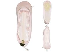 Ballet Shoe Bag Large Capacity Dance Shoe Bag with Zipper Cosmetic Pen Organizer Dance Makeup Portable Pointe for Woman Girl Dancer Lover GiftShoe