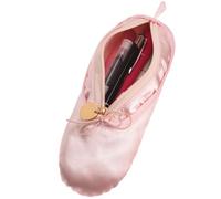 Ballet Shoe Makeup Bag, Dance Bags for Girls Multifunctional Fabric Pencil Caseballet Slipper Pencil case Portable Storage for Women Girls Cute Dance Accessory for Travel Organization