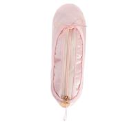 Ballet Shoe Pen Organizer Pouch for Dancer Multifunctional Fabric Pencil Case Makeup Bag Portable Storage for Women Girls Cute Dance Accessory for Travel Organization