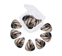 Ballet Shoe Print Guitar Picks 12-Pack Guitar Plectrums with Box 0.46mm 0.71mm 0.96mm Bass Picks for Acoustic Guitar Violin Ukulele Guitar Accessories