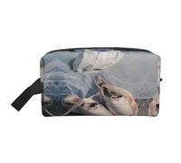 Ballet Shoe Print Toiletry Bag for Men, Cosmetic Bag Spacious Capacity Travel Toiletry Bag for Women