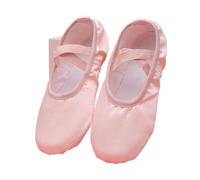 Ballet Shoe Pure Satin Pink Flesh Blue Color from 23 to Women 43 Girl Pointe Shoes(Beige,26)