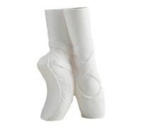 Ballet Shoe Vase - Foot-shaped Flower Vase - European Style Ceramic Pottery - Modern Aesthetic Decorative Pottery For Home, Unique Foot Vasque For Living Room, Table, Bookshelf, Or Dancer-Inspired De