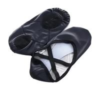 Ballet Shoes Ballet Dance Shoes Professional Soft Women Split Sole Pink Black Ballerina Dancing(Black Adult Size,40)