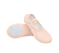 Ballet Shoes, Basic Canvas Dance Slippers Leather Split Sole Gymnastic Yoga Ballet Flats Ballroom Dance Shoes School Professional Practice Outfit Khaki Size 10