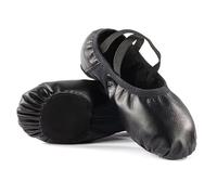 Ballet Shoes Children's Jazz Dance Shoes Black Non-Slip Sole Ballet Shoes Adult Dance Sneakers Suitable for Girls Women's Sizes 23-45(24)